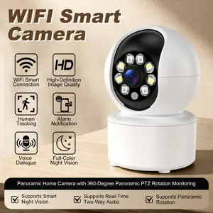 A10 WiFi IP Camera Bulb Cam 1080P Mini Camera Wireless Baby Monitor AI Tracking Security Video Surveillance Pet Cam Indoor