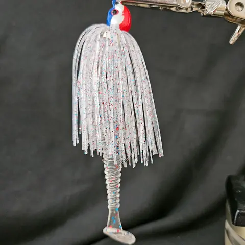 Swing Tail Swim Jig and 5 3.5" Swimbait Trailers collaboration of Fishmore Custom Bait and King Crew Adventures