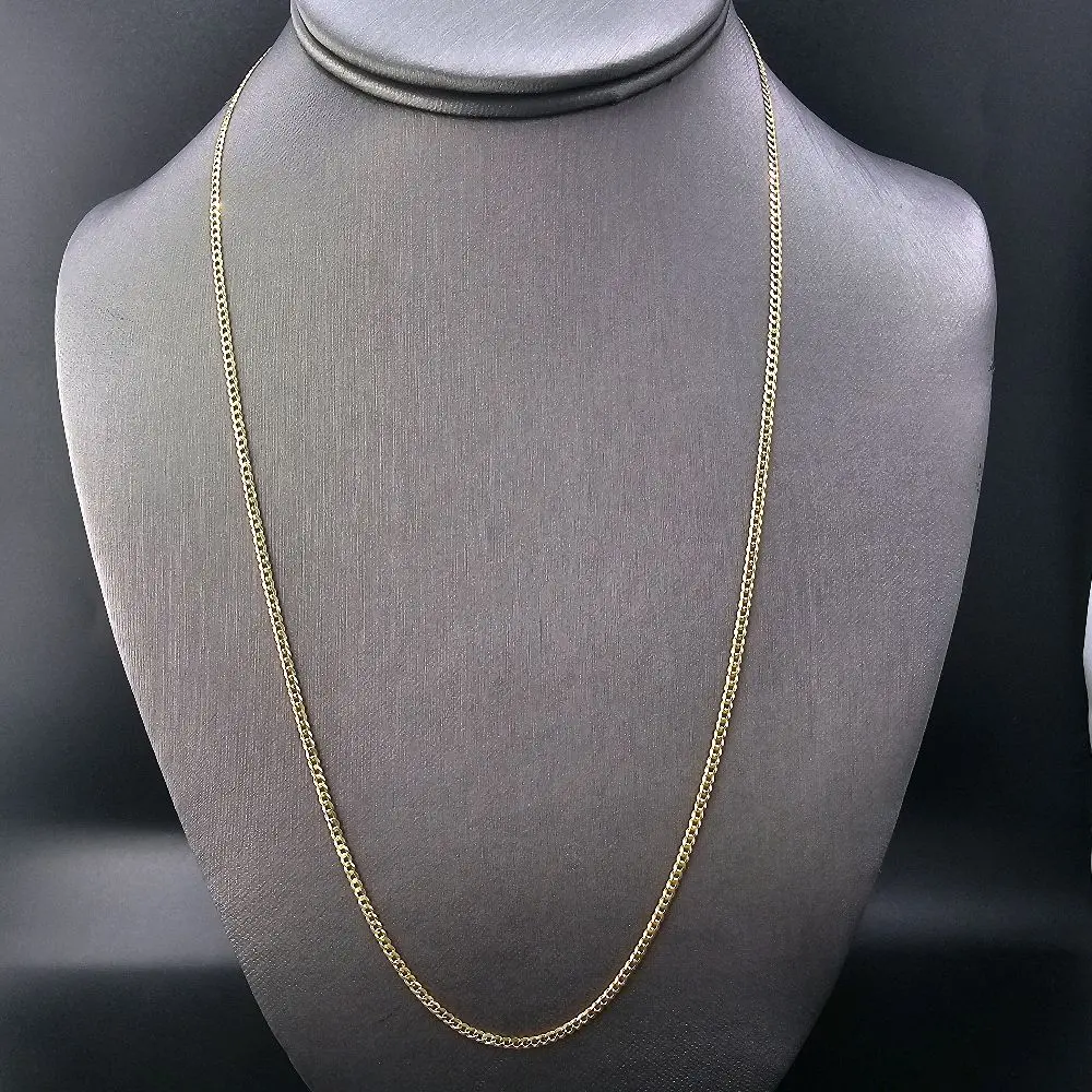 14K Gold Chain 22" Figaro - Elegant and Durable Gold Chain for Everyday Wear