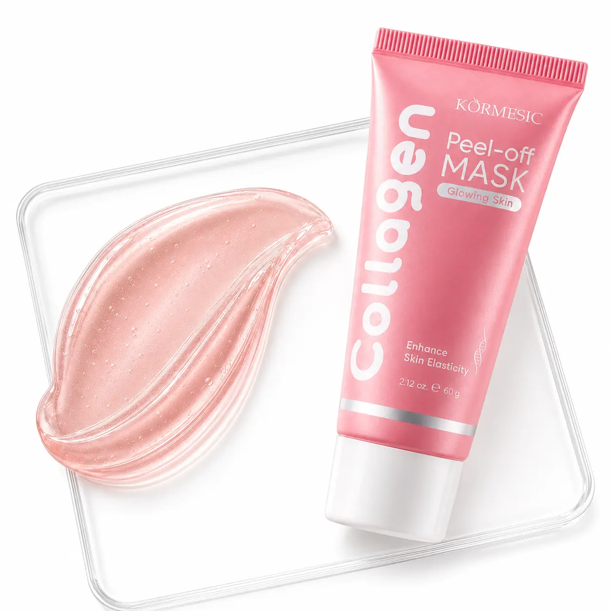 Collagen Exfoliating Face Mask - Gentle Pore Cleanser, Dead Skin Remover, Hydrator, Moisturizer, Dullness & Roughness Improver for Smoother Brighter Skin (2.12 oz/60g)