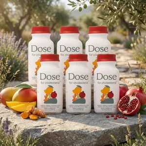 Cholesterol Support Shot 2oz – Promotes Heart Health & Healthy Cholesterol Levels | Vegan, Sugar-Free, Non-GMO