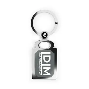 Love Died Loving Me - Keychain (Grey/White)