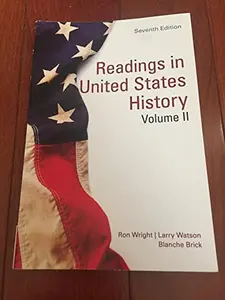 USED-READINGS IN U.S.HISTORY,V.1 >CUSTOM< by Ron Wright (Paperback)