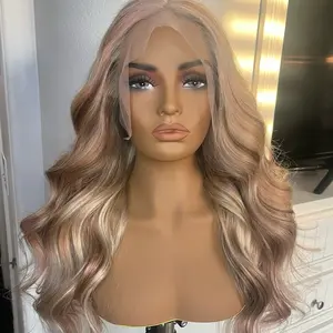 Candy Custom 100% Human Hair Wig - Soft, Natural Color, Long Wavy Style, Ideal for Everyday Wear