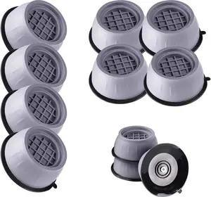 8 Pcs Washing Machine Support, Anti- Walking Washer Dryer Pedestals Fit All Machines