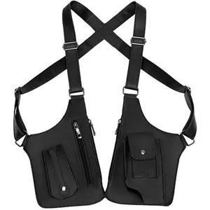 Double Shoulder Armpit Bag, 2026 New Men Anti-Theft Underarm Wallet Pocket Holster Phone Leisure Double Shoulder Pouch