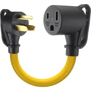 Welding Machine Plug Adapter,NEMA 10-30P to 6-50R Welding Machine Adapter ,Dryer 30 Amps to Welding Machine 50 Amps Adapter  250V 10AWG,Suitable for Electric Welding Machine EV Charger