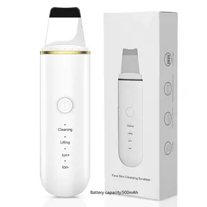 USB Charging Ultrasonic Skin Washer, Facial Cleanser Machine, Professional Face Massage Skincare Device for Women, Beauty Care Tool