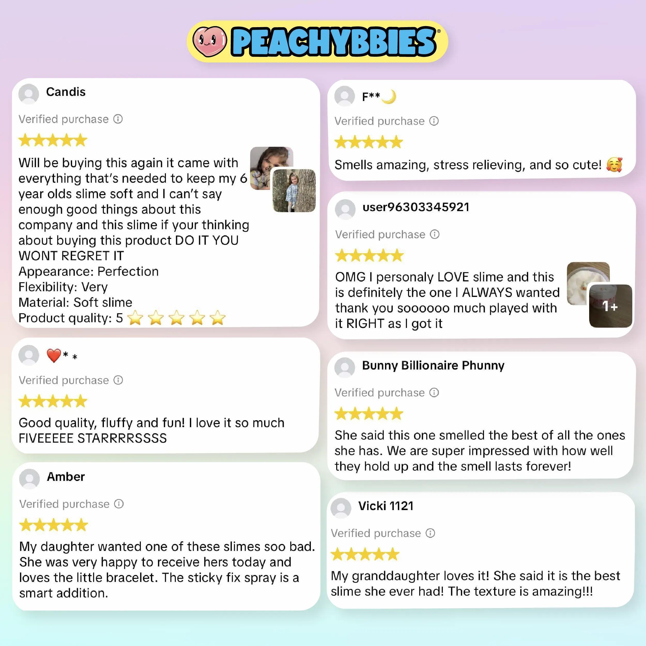 6-Piece Stress Relief Set, Finger Toys, Best-Selling Cloud, Cloud Smoothie, Butter Premium Flavor, 4 oz, ASMR