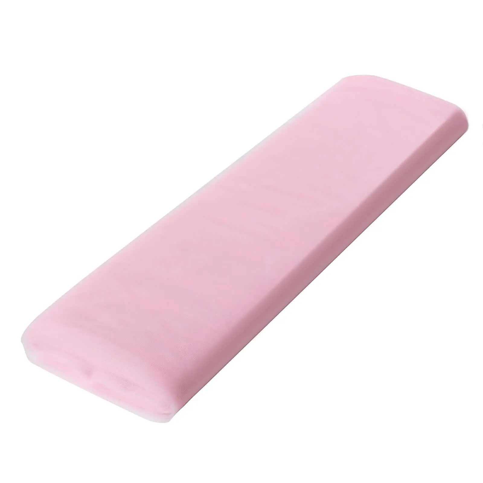 Pink Tulle Sheer Fabric Single Roll - 54"x40 yards Plain Weave, Airy, Wrinkle-Resistant Textile, All-Seasons DIY Crafts Supply for Costumes, Events, Decorations