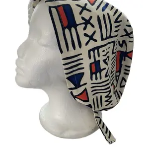 Cookie + Greg Euro Surgical Cap - Assorted Patterned Design, Lightweight and Flexible, Ideal for Surgical Use