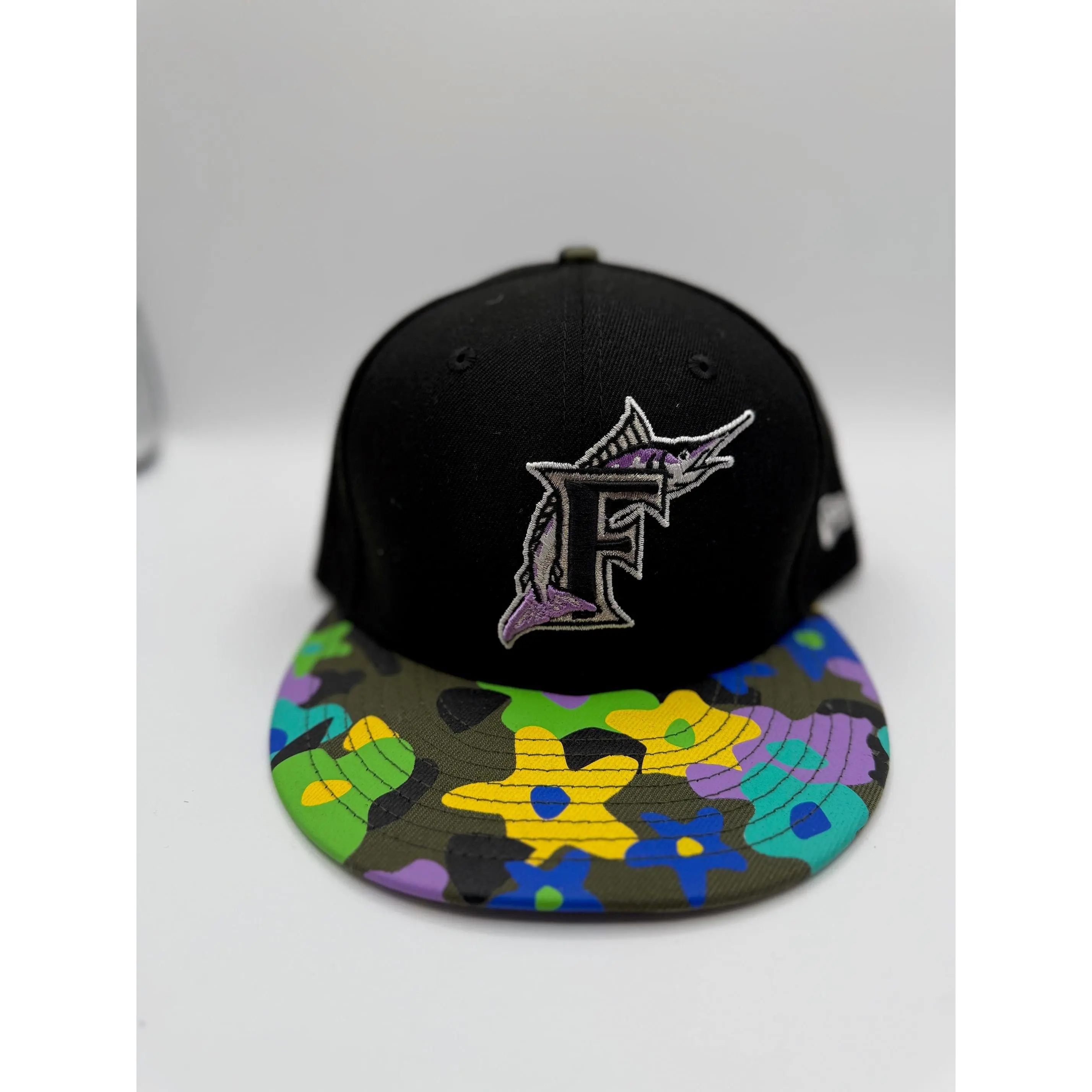 Florida Marlins Snap Back Black/Purple