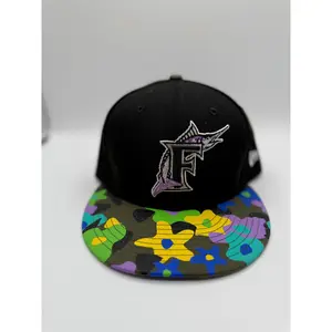 Florida Marlins Snap Back Black/Purple