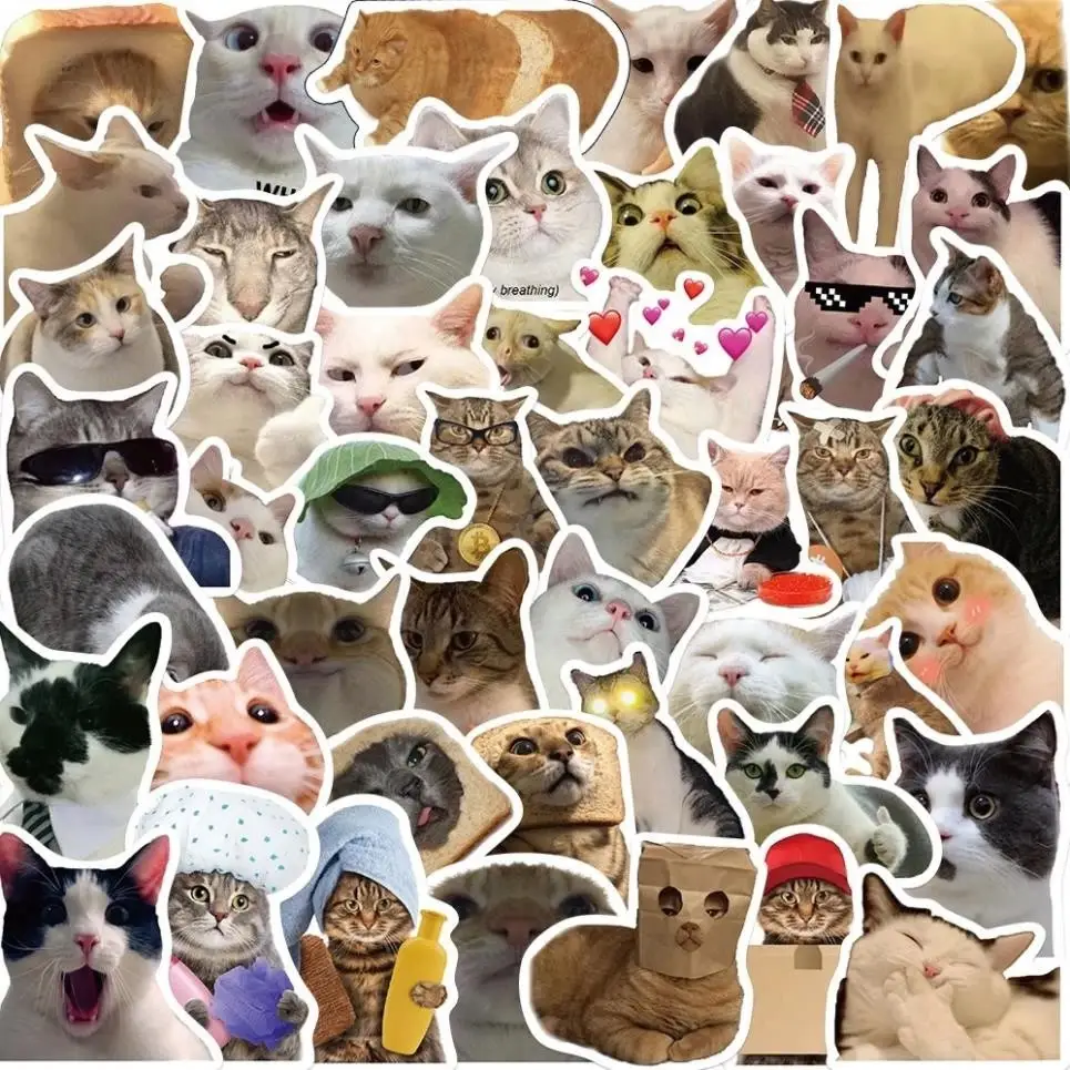 Cat Funny Stickers