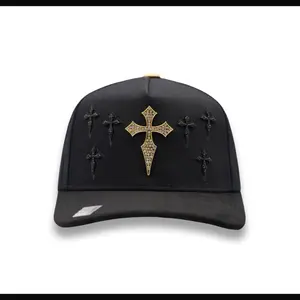 Cap “Las Cruces” Black with Gold- BiggBoss Quality Premium