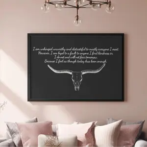 Fear and Fridays Poster No Frame, Country Music Lyrics, Fear And Friday’s (poem), Western Decor -  Decor Home Decoration