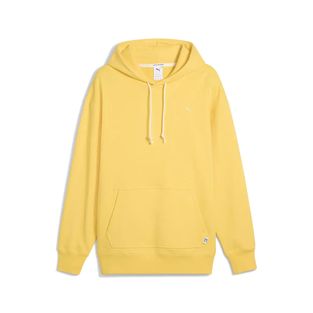 PUMA Mens Made With Quality Hoodie Casual Outerwear Casual - Yellow