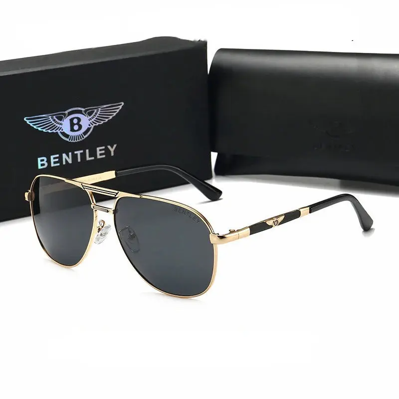 Luxury Style Driving Sunglasses for Men and Women, Premium Metal Frame Eyewear with UV Protection for Daily Use, Car, All Seasons