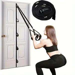 5-loop Elastic Rope, Multi Section Door Buckle, Resistance Rope for Suspension Training, Fitness Equipment for Home Gym Workout, Workout Straps