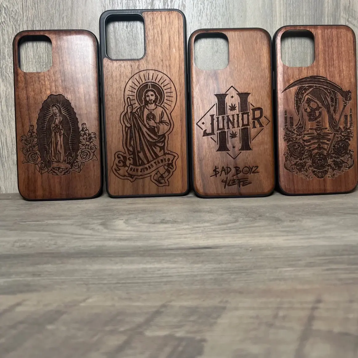 Wooden Engraved IPhone case