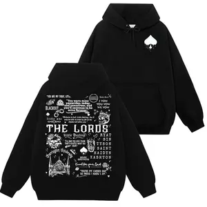 The Lords Book Quotes Sweatshirt House of Lords Graphic Shirt Barrington University Print Hoodie Shantel Tessier Inspired Top Dark Romance Booktok Crewneck Casual Pullover Valentine Gift For Bookish Lovers