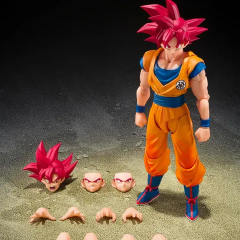 Bandai Tamashii Nations S.H.Figuarts Dragon Ball Super Saiyan God Son Goku (God Aura) Action Figure