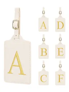 Cruise Essential Luggage Tags, Set of 26 Personalized Alphabet Tags, Durable and Flexible Design for Bags and Travel Necessities, Letter Charm, Fashion Bag Charms