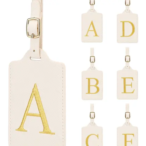 Essential Cruise Luggage Tag, 26 Letter Personalized Baggage Label, Durable and Flexible Design, Perfect for Backpacks and Suitcases，Suitable for Thanksgiving, Christmas, Valentine's Day, men's gift giving