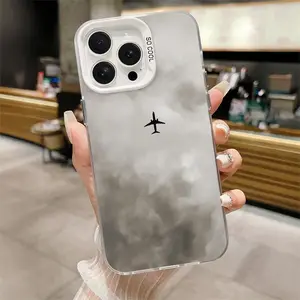 Airplane Pattern Phone Case, Anti-drop Cellphone Protective Case, Total Protective Shockproof Mobile Phone Cover for iPhone, Casing