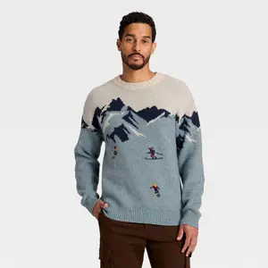Men's Ski Scenic Sweater - Goodfellow & Co
