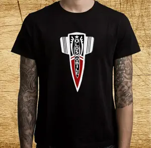 Oldsmobile Automotive Logo Black T-Shirt Cotton Man Menswear Soft