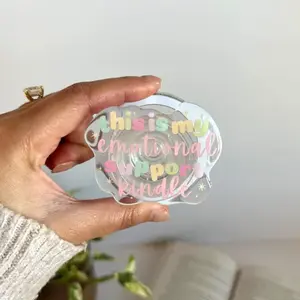 Emotional Support Phone Grip, Magnetic Kindle Holder, Kindle Accessories, Bookish Gifts for her mount sticky pop socket