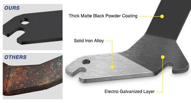 Nilight Ditch Light Brackets Hood Hinges Mount Bracket Kit for Auxiliary Offroad LED Pod Work Lighting on 1999-2006 Chevrolet Silverado Tahoe Suburban GMC Sierra Yukon