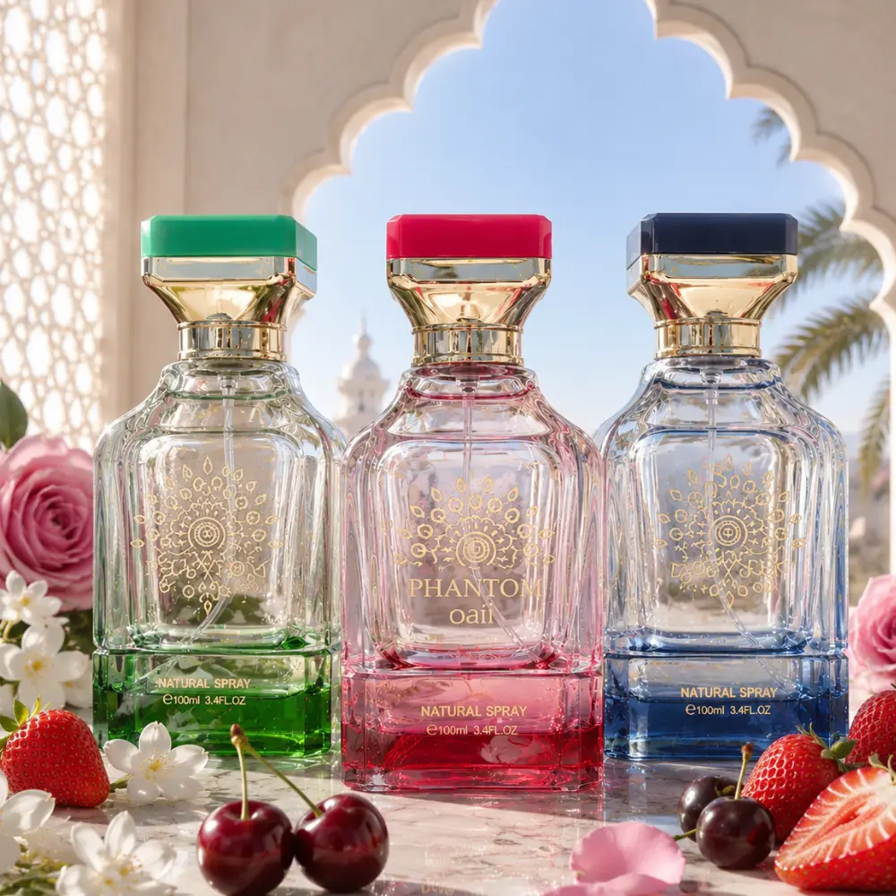 Unisex Perfume 100 ml Bottle, Long-Lasting Daily Wear Fragrance with Pineapple, Cherry Blend, Vanilla & Sandalwood, Casual Wear, Cherry Note Unisex Fragrance, All Seasons