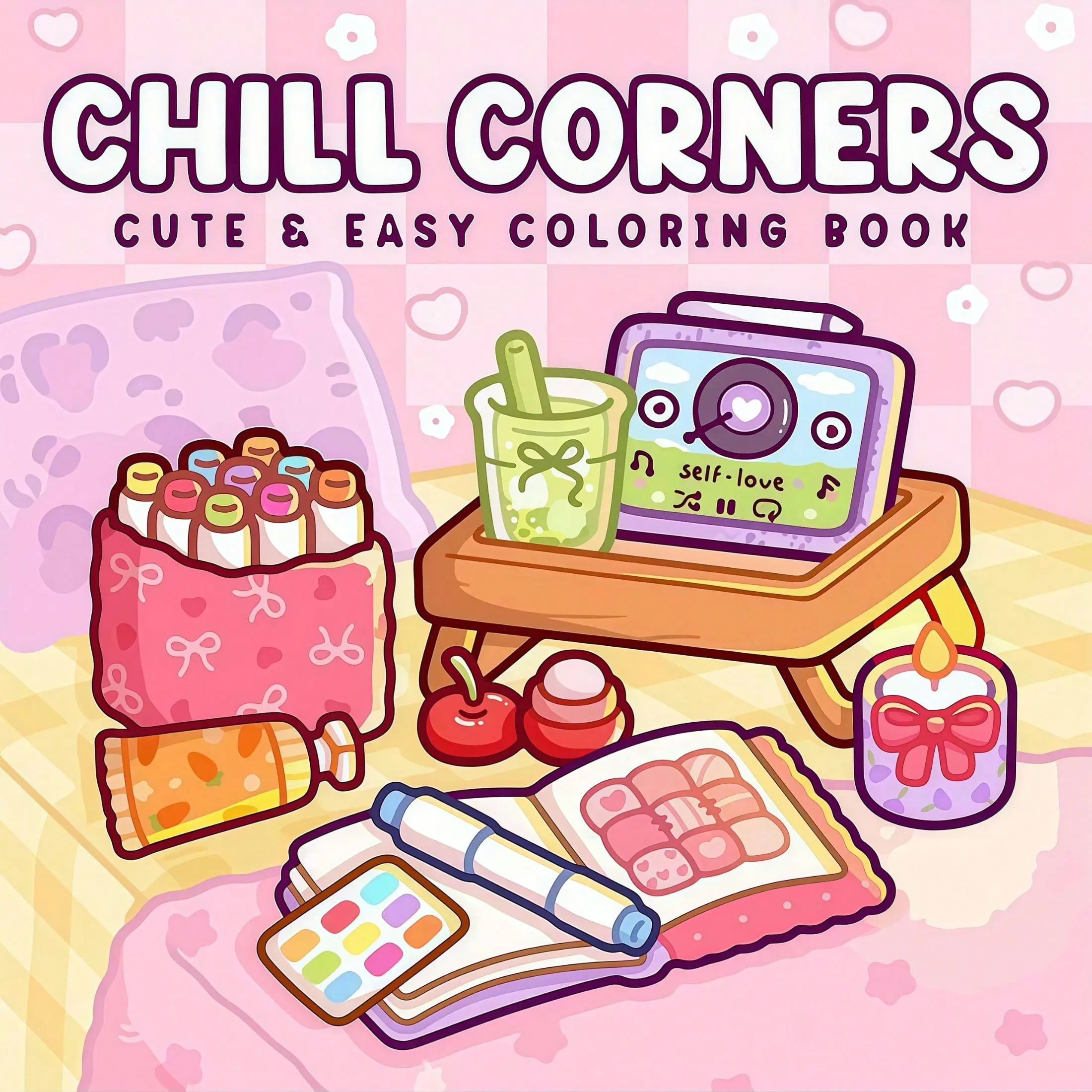 Adult & Kids Comfort Coloring Book, Learning Supplies, Art Drawing Supplies, Toy, Back-To-School Essential, Stress Relief Design, Christmas Gift, Art Marker Pen, Watercolor Flowers Workbook, Watercolor Floral Design, Art Markers Set