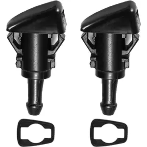 2 Pack Windshield Wiper Washer Nozzle Spray Jet Kit Fit For 2001-2010 Chrysler Pt Cruiser, 2005-2010 Chrysler 300,2006-2010 Dodge Charger, 2007-2013 Dodge Journey, 2007-2012 Dodge Caliber
