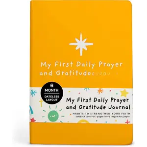Daily Prayer & Gratitude  for  (Ages 6-13) -  Guided  with  Prompts, Faith Building & Reflection - 6 Month Dateless   for