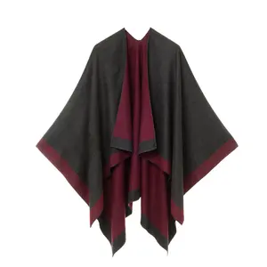 Women's Shawl Wrap Poncho Ruana Cape Cardigan