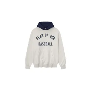 MLB Sport Hoodie "Oatmeal Heather / Midnight Navy" 192ML252002F