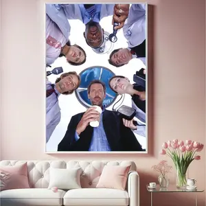 House M.D. Season 1 TV Poster, Top Canvas Cloth Poster, Pop Home Wall Arts, Unique Gift | Bedroom Decor