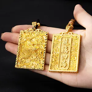 Hip-Hop Big Boss Pendant Domineering Dragon Soaring Across the World Pendant Unisex Vintage Necklace Long-lasting Color Jewelry High Quality rich staccs jewelry g shock valentines gifts for gf free shipping only gifts for women men's valentine's gifts