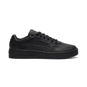 PUMA Mens Court Classic Lux Lace Up Sneakers Shoes Casual - Black