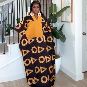 The Rich Auntie Dress - Casual Womenswear with Bold Geometric Pattern and Comfortable Fit