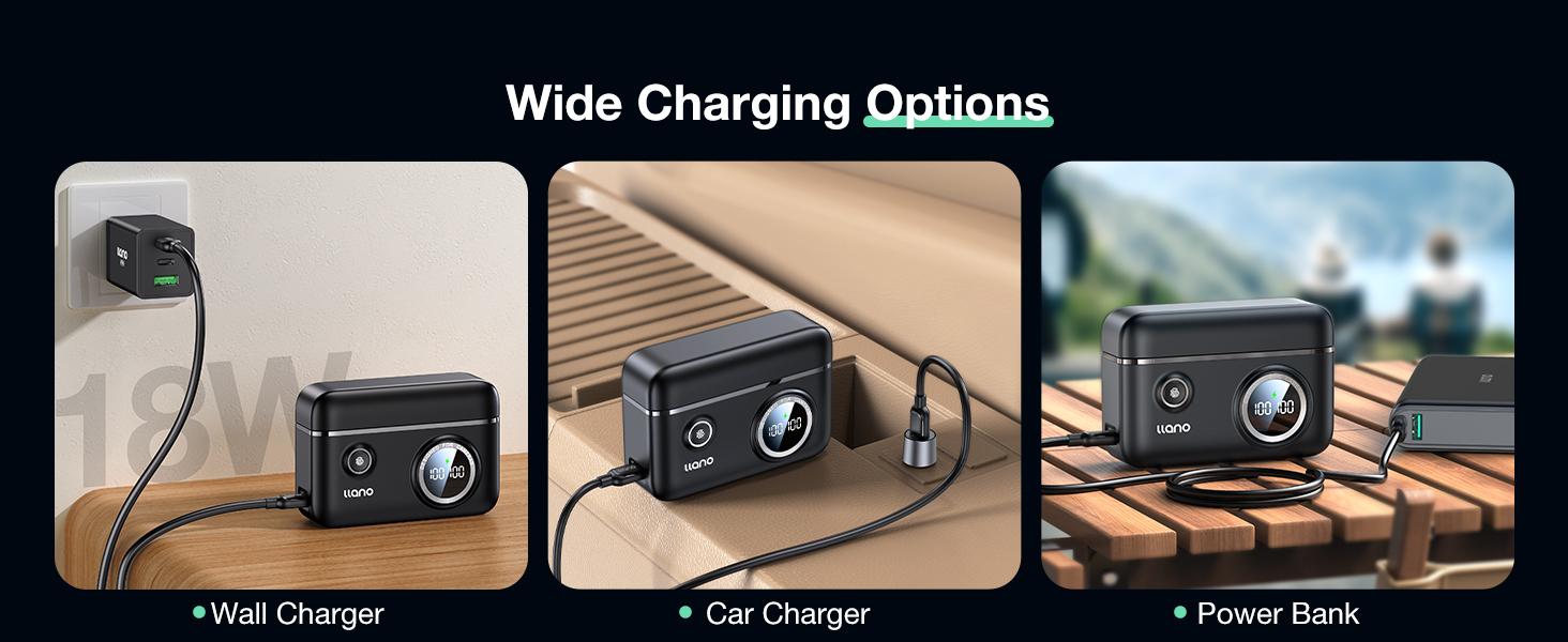 llano 2-in-1 18W Fast Dual USB-C Camera Charger | Magnetic Snap Cover | Smart Display | Photography Essentials | Compatible with Canon, Sony, Nikon & More camera-Spring Gifts-Springtok