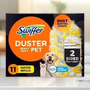 Swiffer Dusters, Pet Heavy Duty Refills wh Febreze Odor fense - Unscented - 11ct