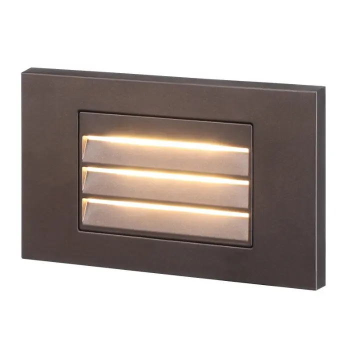 LeonLite Pro Parallel Retro Baffle Step & Deck Light - Oil Rubbed Bronze - 3000K