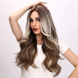 【Julianna】 Body Wave Wig - Blonde Dragon Beard Brown Gradient - 30 Inch | SM6966 | Popinrow