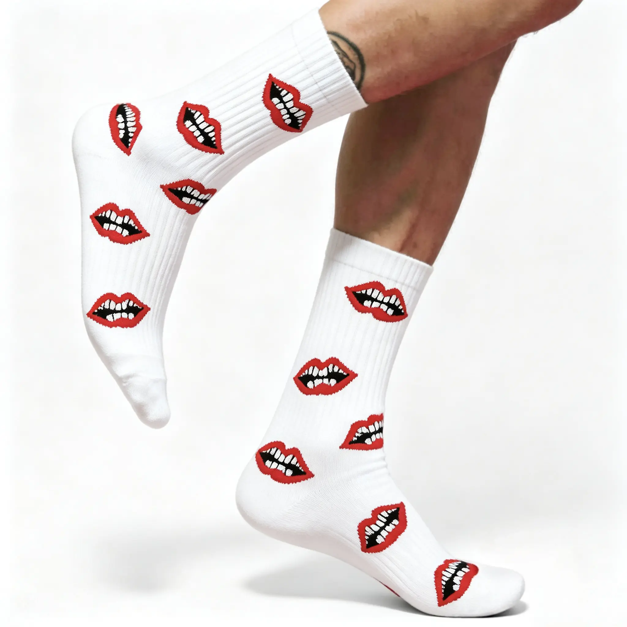 Men's Mid-Calf Vintage Gray Striped Sports Socks - Casual Comfy, All Seasons, Versatile Fashion Socks, Machine Washable, Casual Comfy Socks