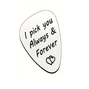 Guitar Pick, Stainless Steel Guitar Pick, Engraved Guitar Pick, Music Accessories for Birthdays, Anniversaries