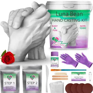 Hand Casting Kit - Unique Couples Gifts for Christmas, Anniversaries, Bridal Showers, Weddings, Engagements, Grandma - Mold Kit for Her, Him